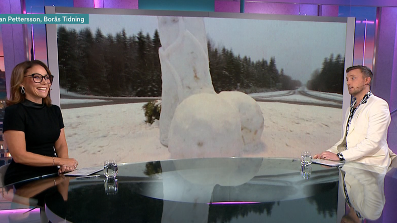 Jättiläismäinen lumipenis sai kehuja uutisstudion analyysissä – Ruotsin tv:ssä hämmentävä suora lähetys
mtvuutiset.fi/artikkeli/jatt…
#sää