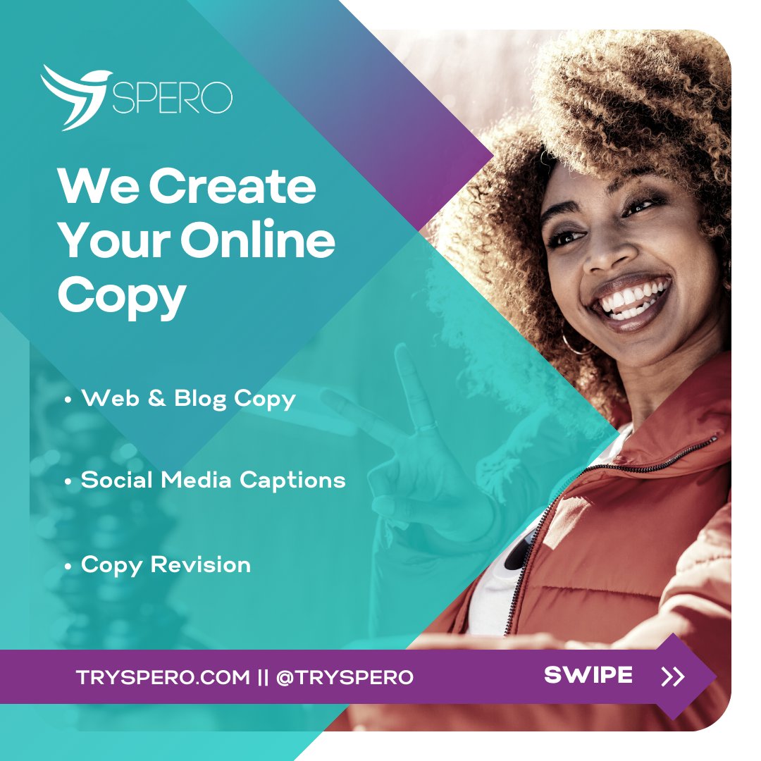 trySpero's tweet photo. As we enter into the 2nd week of 2023, do you need help with your business? 

Welcome to Spero Services, where we improve administrative processes and provide content &amp; digital design services.

Click the Bio Link &amp; Let's chat!

#SperoServices #TrySpero #Graphics #Copy #2023 https://t.co/V54QkG0G8h