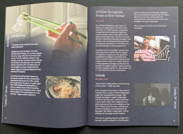 calverts's tweet photo. It’s often possible to print alternative covers for publications at no extra cost. An example is the current programme offset printed for @LSFF on @GFSmithpapers Accent Recycled paper 

#filmfestival #filmprogramme #cinema #offsetprinting #recycledpaper #gfsmith https://t.co/zvQG34M8li