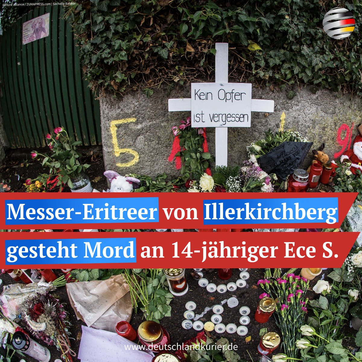 Deu_Kurier's tweet photo. Der #Asylbewerber (27) aus #Eritrea, der wegen des #Messerangriffs auf zwei Schülerinnen in Illerkirchberg als Tatverdächtiger festgenommen worden war, hat sein Verbrechen gestanden. Das haben #Polizei und #Staatsanwaltschaft #Ulm mitgeteilt. 

https://t.co/riDNzpZRov https://t.co/2YSGS7IjRt