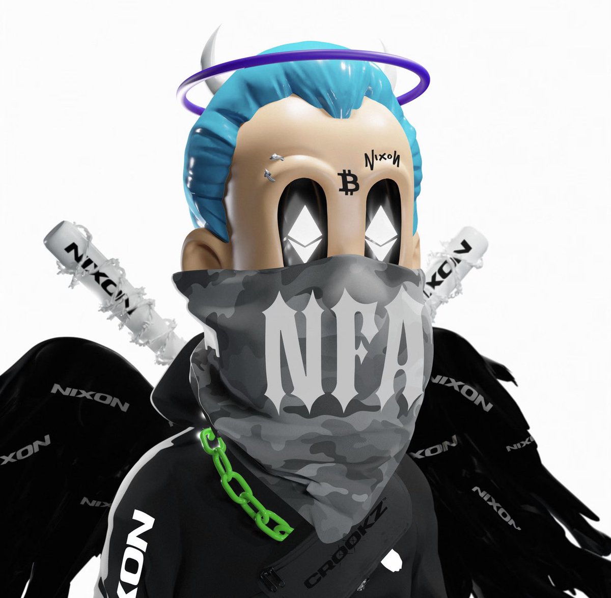 Go ahead. Keep sleeping on that low ass floor price. The upside potential is absolutely ridiculous. 

ONLY 1% LISTED!! 

Fuck floor price, we about to hit a supply shock. 

Had to switch it up. @crookznft IS READY FOR TAKE OFF 💯🚀

#CROOKZNATION