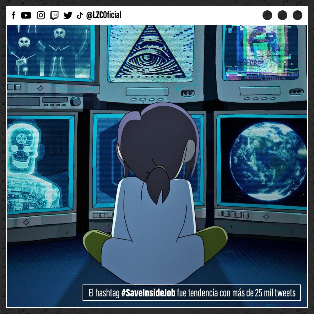 - Estuvo semanas en el TOP 10 de Netflix
- Construyó de forma rápida una fanbase y se convirtió en serie de culto
- Presentó personajes originales con los que uno podía identificarse rápidamente
- Pero no tiene final.

#saveinsidejob