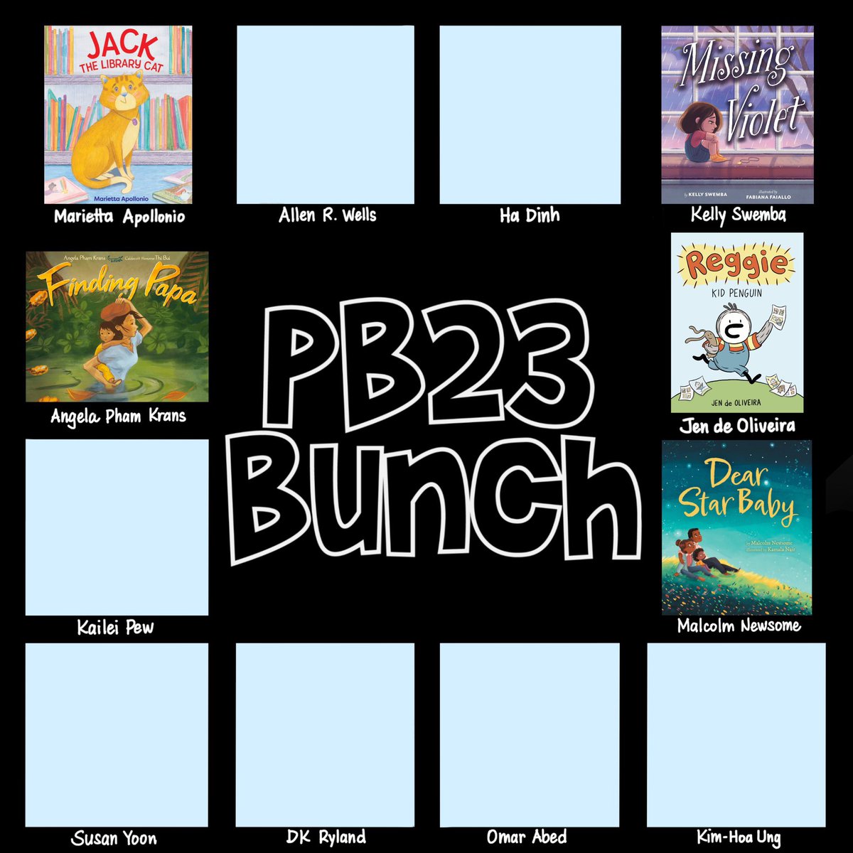 PB23Bunch's tweet photo. Happy New Year π
Hope the year has been off to a good start for you!
This month is special since we get to welcome our groupβs first book: @KSwembaβs MISSING VIOLET out on 1/31.
https://t.co/5hEs3Fhgpq
Thank you for supporting Kelly! π
#MissingViolet #PB23Bunch #kidlit https://t.co/2vfP3sr6dT