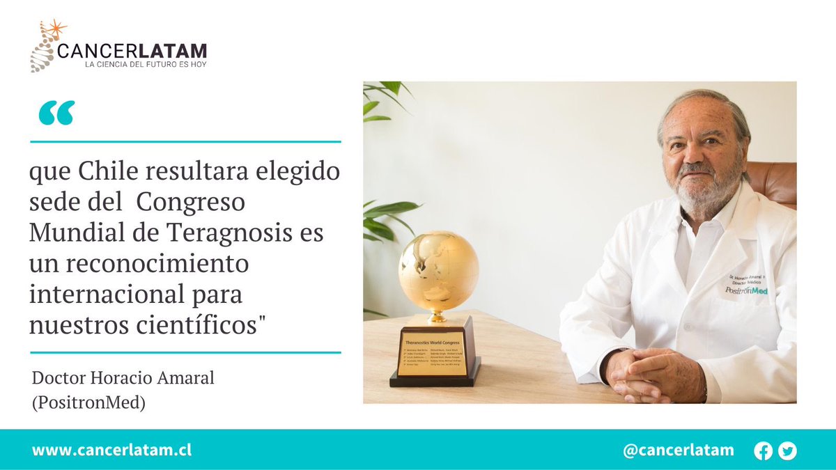 🌎🎗Excelente noticia! 
En nuestro país será cita mundial de expertos en medicina nuclear que incluye diagnóstico y terapia de vanguardia contra cáncer de próstata metastásico.
Científicos aterrizarán en Stgo en marzo de 2024!
Entérate aquí 👇🏼
cancerlatam.com/en-primera-per…