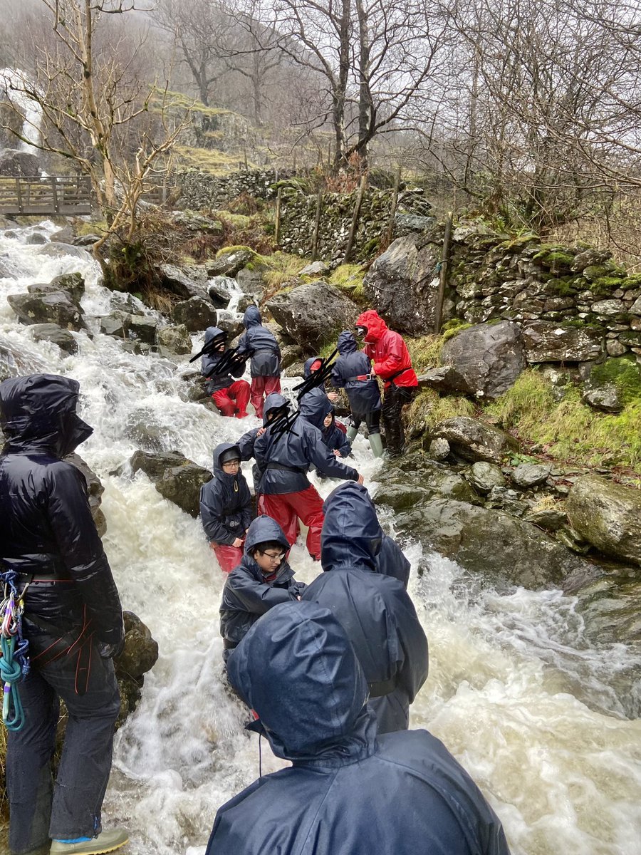 Fantastic day scrambling at Ullswater Centre in tough conditions! Students demonstrated PRIDE by supporting every single member of their team to the top!