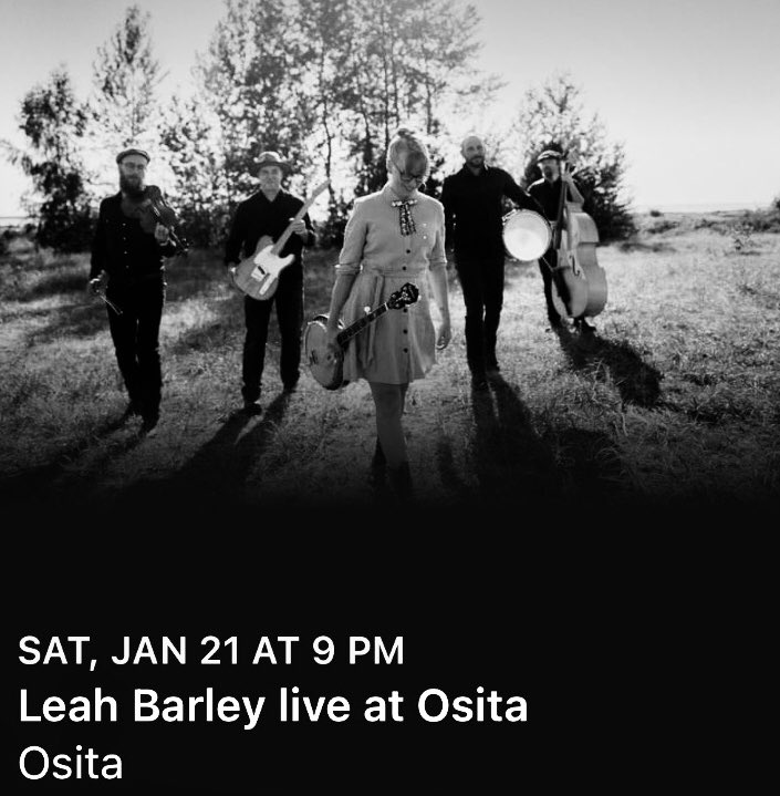 I’m so stoked to start the year off next Saturday, January 21st at Osita! Full band show, 9-12

#livemusic #vancouver #eastvan #commercialdrive #folk #roots #americana #canadianmusic #singer #songwriter #guitar #banjo #pedalsteel #electricguitar #standupbass #drums