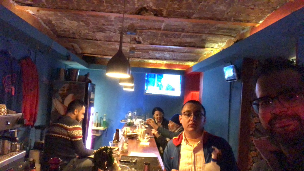 lista_idea's tweet photo. El jurado del V concurso trabajando en @bolerocafe89 https://t.co/6P92Mg2ngs