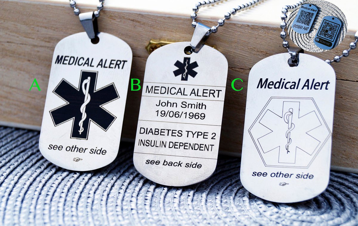 Akil_h4's tweet photo. Alert Necklace,QR Code,Medical Alert Tag,Personalised,Medical Alert ID,Personalised medical tag,Emergency Contact, SOS alert, Custom
 #Tagpersonalisedmedical #Codemedical #Custom #alert #Idpersonalised #CustomCroatiaShop #etsy

👉https://t.co/klqKApXYXP https://t.co/gvHHeJq0nG
