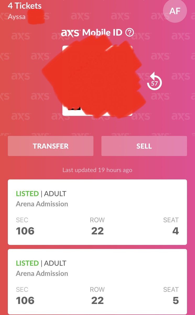 ysapixa's tweet photo. WTS
Y’all pls help me get rid of these. I’ve been trying to sell them forever. 😭
•PayPal or cashapp only
•Willing to sell for $150 each 🙃
Serious inquiries plssss ty
#NCT127inHouston #Ncttickets https://t.co/WlkMTh1m1N