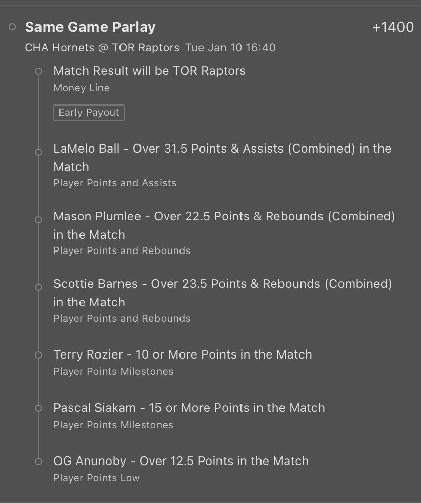CDJWorld's tweet photo. Raptors vs hornets lotto #GamblingTwitter #Parlay https://t.co/AR3epbZfEl