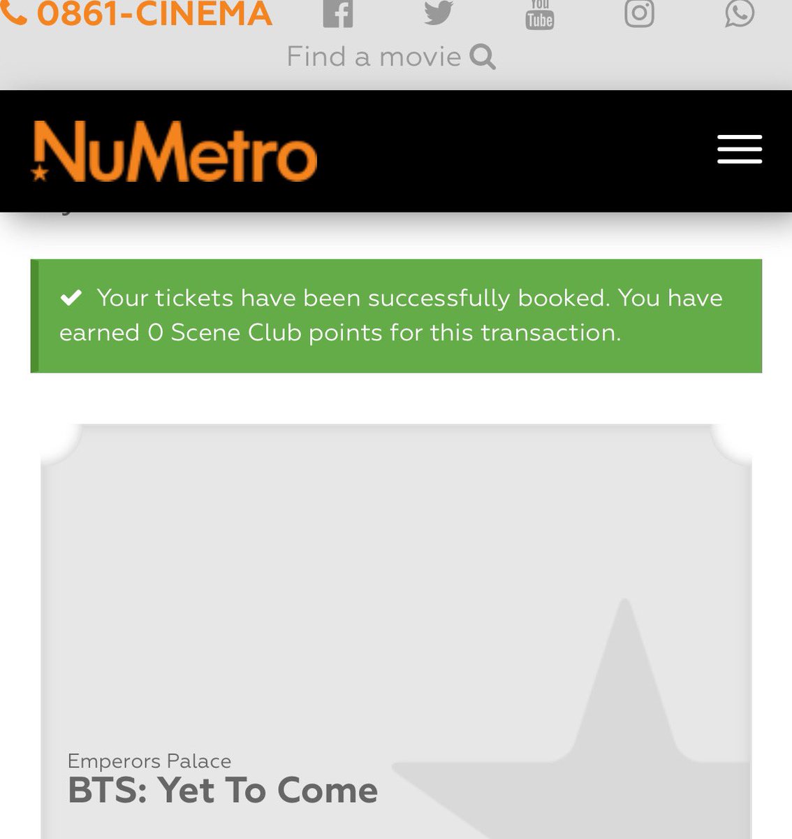 wanga_hope's tweet image. Can’t wait to meet other #BTSARMYZA 💜💜🫰🏾🫰🏾 let’s go ARMY!!! #BTSYetToComeInCinemas