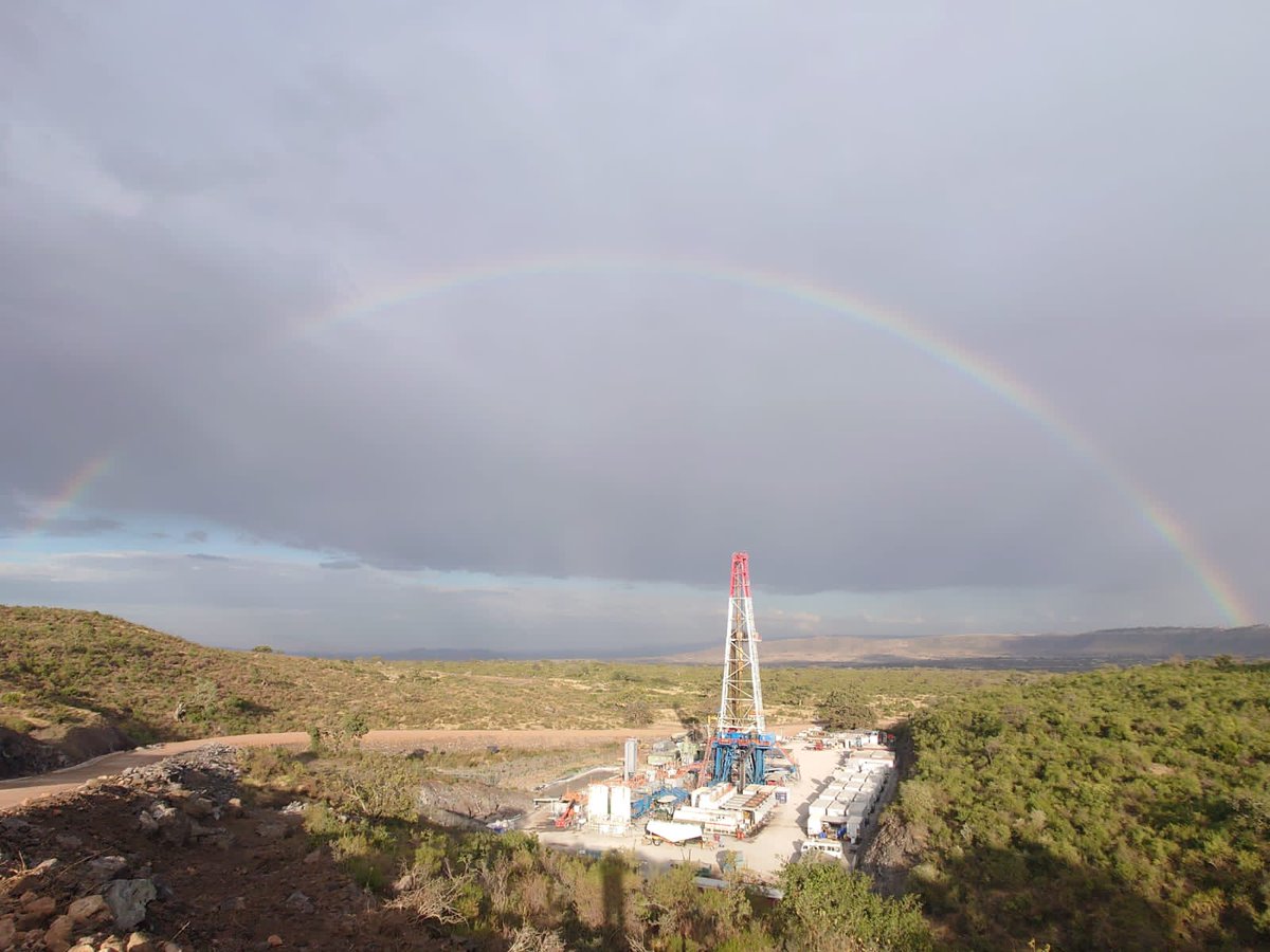 Photo of the day from drilling site this afternoon by one of our staff 
#renewableenergy #Ethiopian #GreenEnergy #climtechange