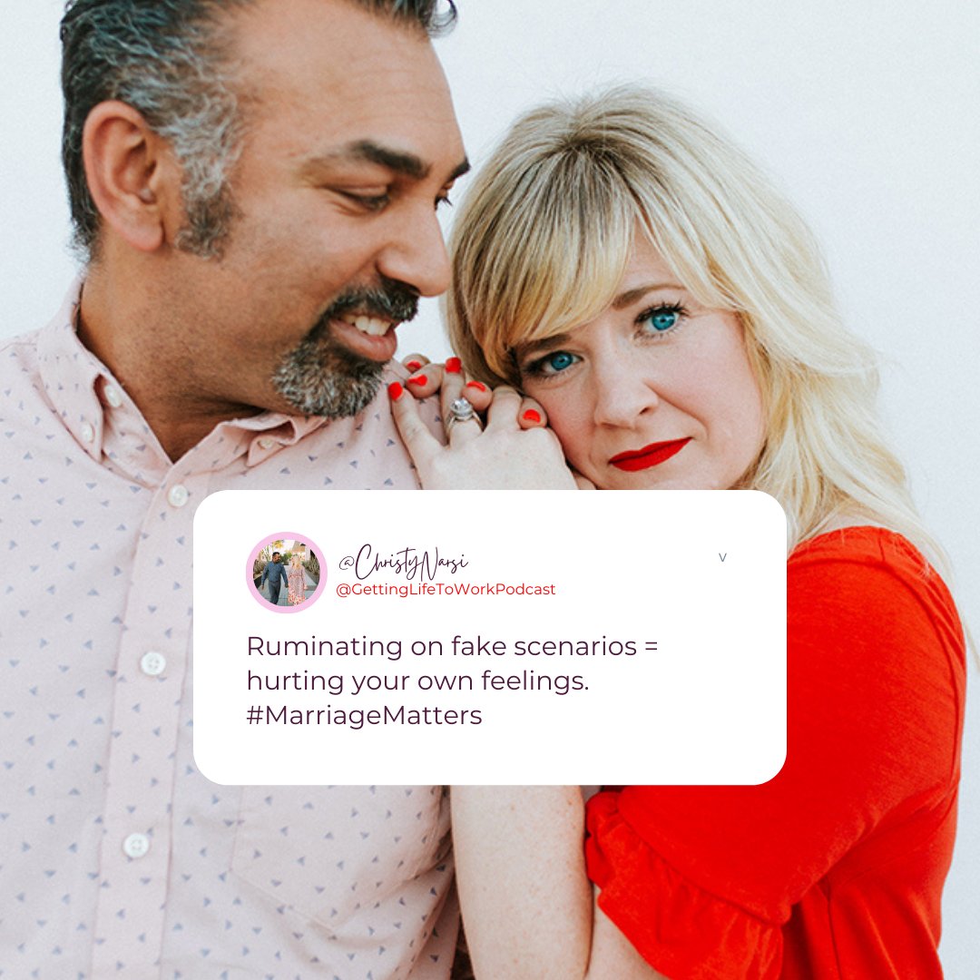 christy_narsi's tweet photo. Stop playing movies in your head of offenses that never happened. In relationships, there are plenty of opportunities to be offended. Creating offenses in imaginary scenarios only cuts at your own soul and renders you bitter.
#MarriageMatters 
#GettingLifeToWorkPodcast https://t.co/AscWhGsYRn