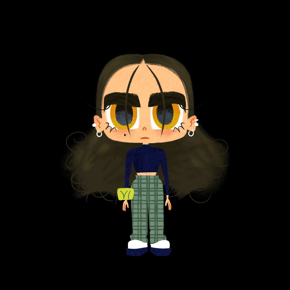 whimcha's tweet photo. best way to explore character design is making a character design of yourself https://t.co/OVWiDejSi0