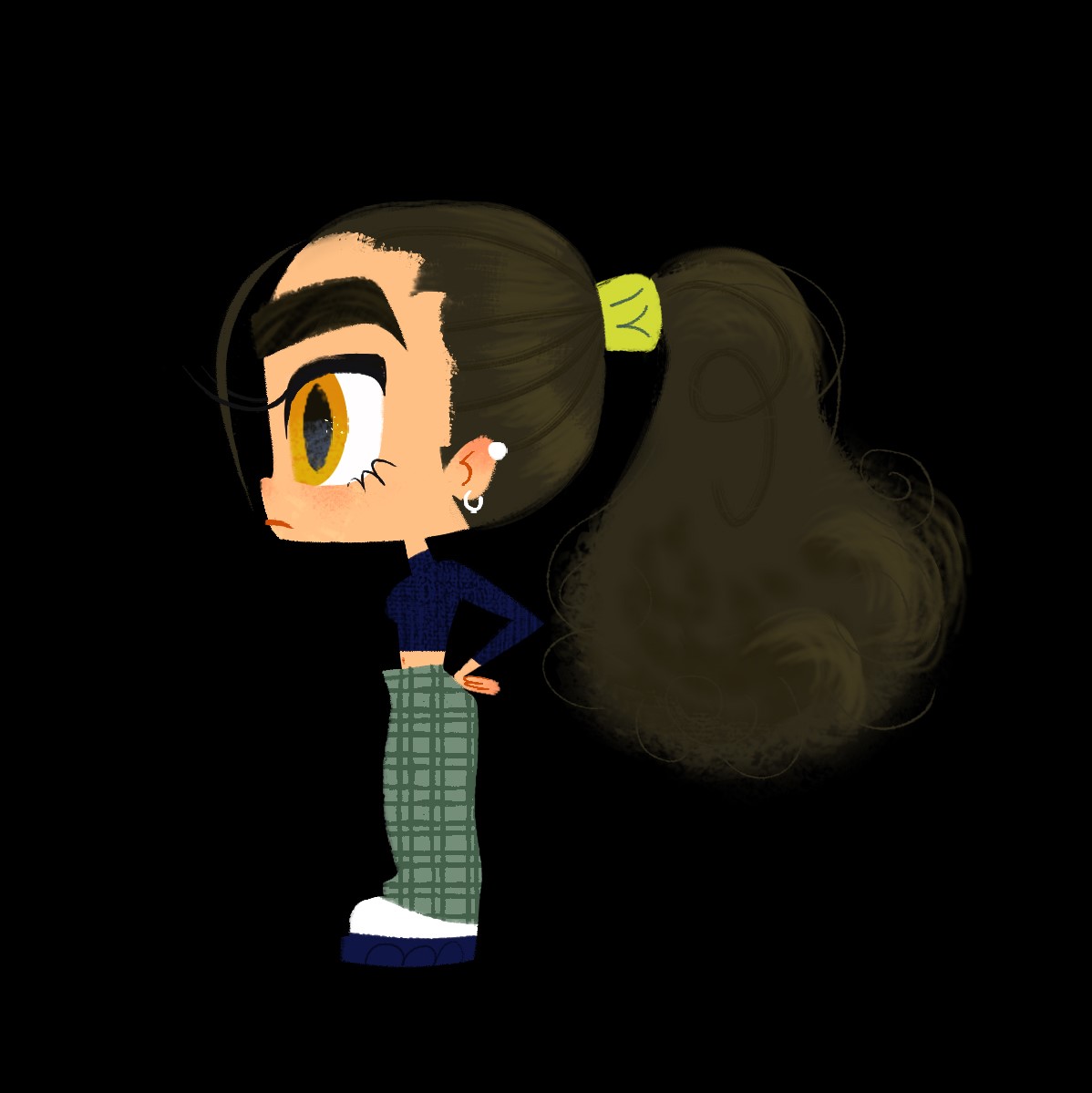 whimcha's tweet photo. best way to explore character design is making a character design of yourself https://t.co/OVWiDejSi0