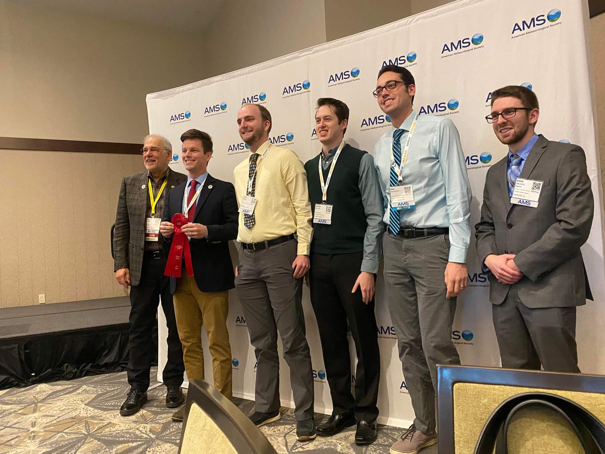 CentralPaAMSNWA's tweet photo. Today we received the award for 2nd place in the @AMSLCAC Local Chapter poster competition. You can view it here: https://t.co/Wmud4w81ew

It's been a great first few years and we're excited for more events in 2023! Stay tuned for updates on our spring activities!
#AMS2023 https://t.co/v7vvJkeIJY