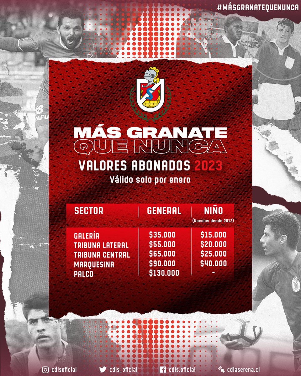 CDLS_OFICIAL's tweet photo. 🪪 ¡Aprovecha los precios solo por el mes de enero y adquiere tu abono para luchar juntos una vez más por nuestros colores!

#Papayeros y #Papayeras vamos con todo 💪 https://t.co/Iuzt0chte0