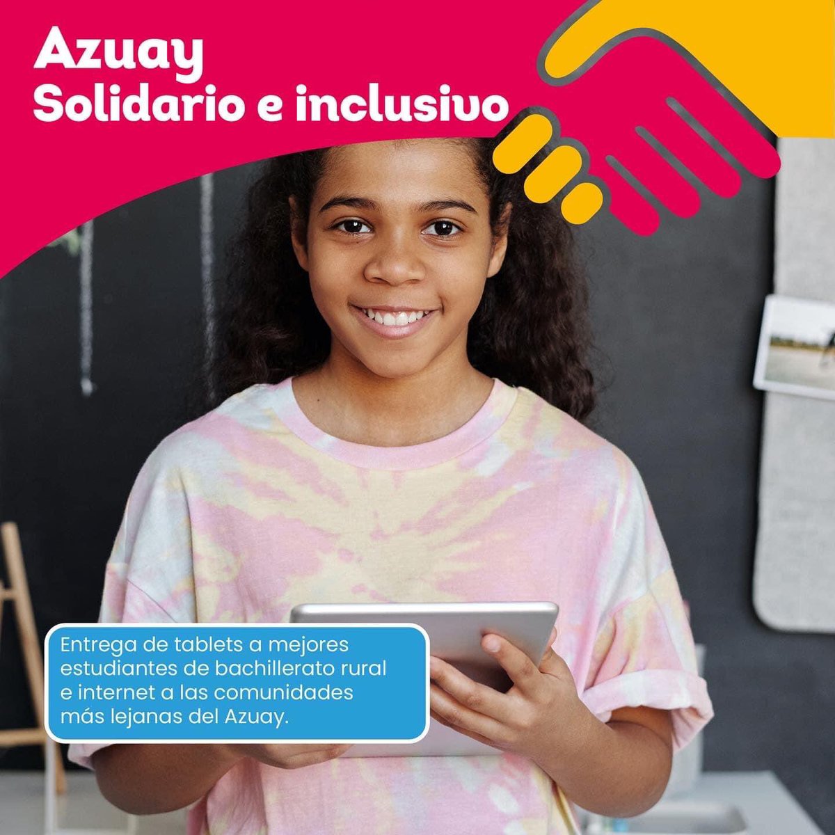 fabiolaordonezr's tweet photo. ¡Por un Azuay Solidario e Inclusivo!
Conoce nuestro plan de trabajo y déjanos tus comentarios. Porque para construir un Azuay de respeto tu opinión es importante.
#Azuayserespeta #AzuayAl100 https://t.co/FPZVFrWx12
