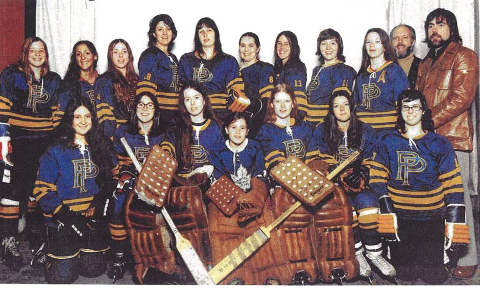 Founded in 1972, the #Pittsburgh Pennies came of age during the era of #TitleIX when opportunities in sport began to expand for women. One of the earliest, if not the first, organized hockey team for women in the area, the Pennies had close to 30 players in the first 2 years.