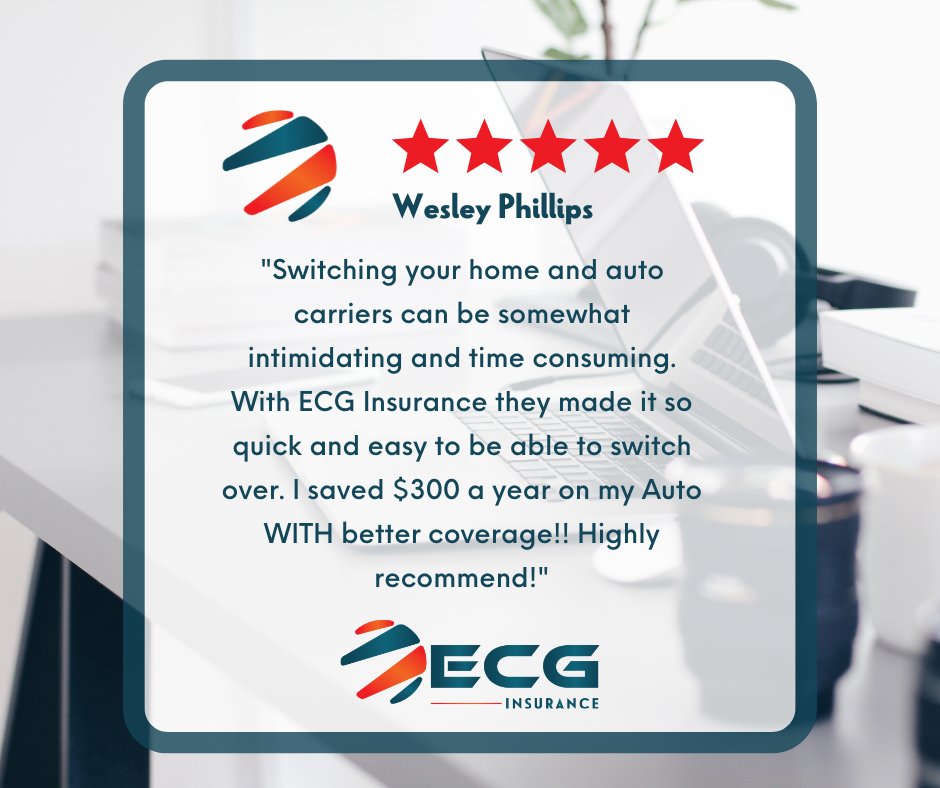 EcgInsurance's tweet image. That's 5 Stars...thanks, Wesley! Let us do the same for you!

#ECGInsurance #InsuranceMadeSimple #KansasInsurance