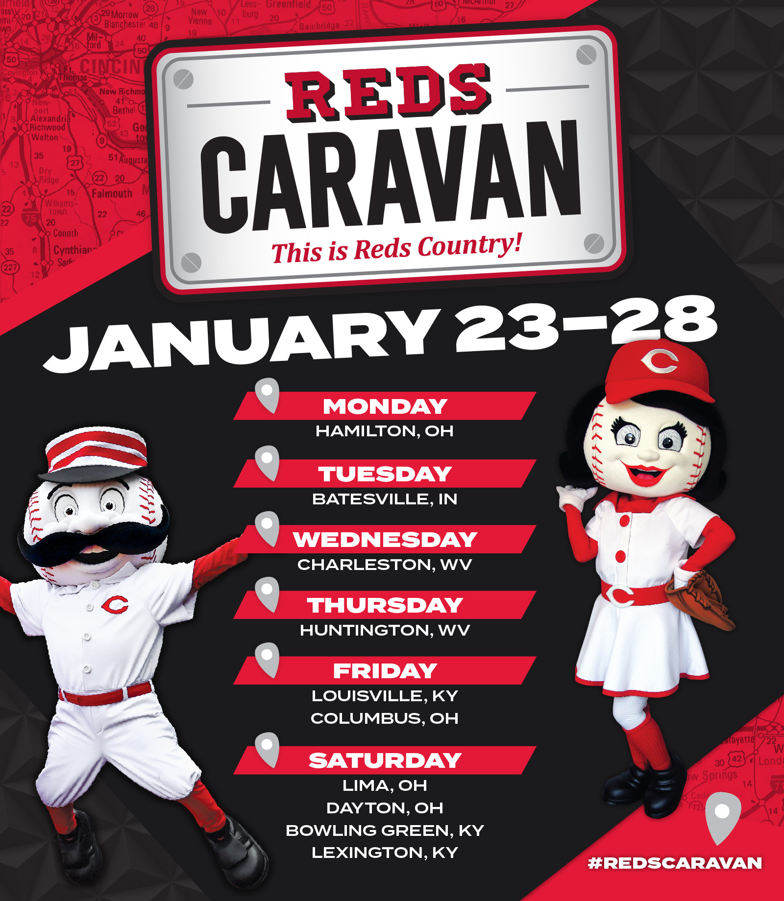 Cincinnati Reds on Twitter "Reds Country, we're coming to see you! 