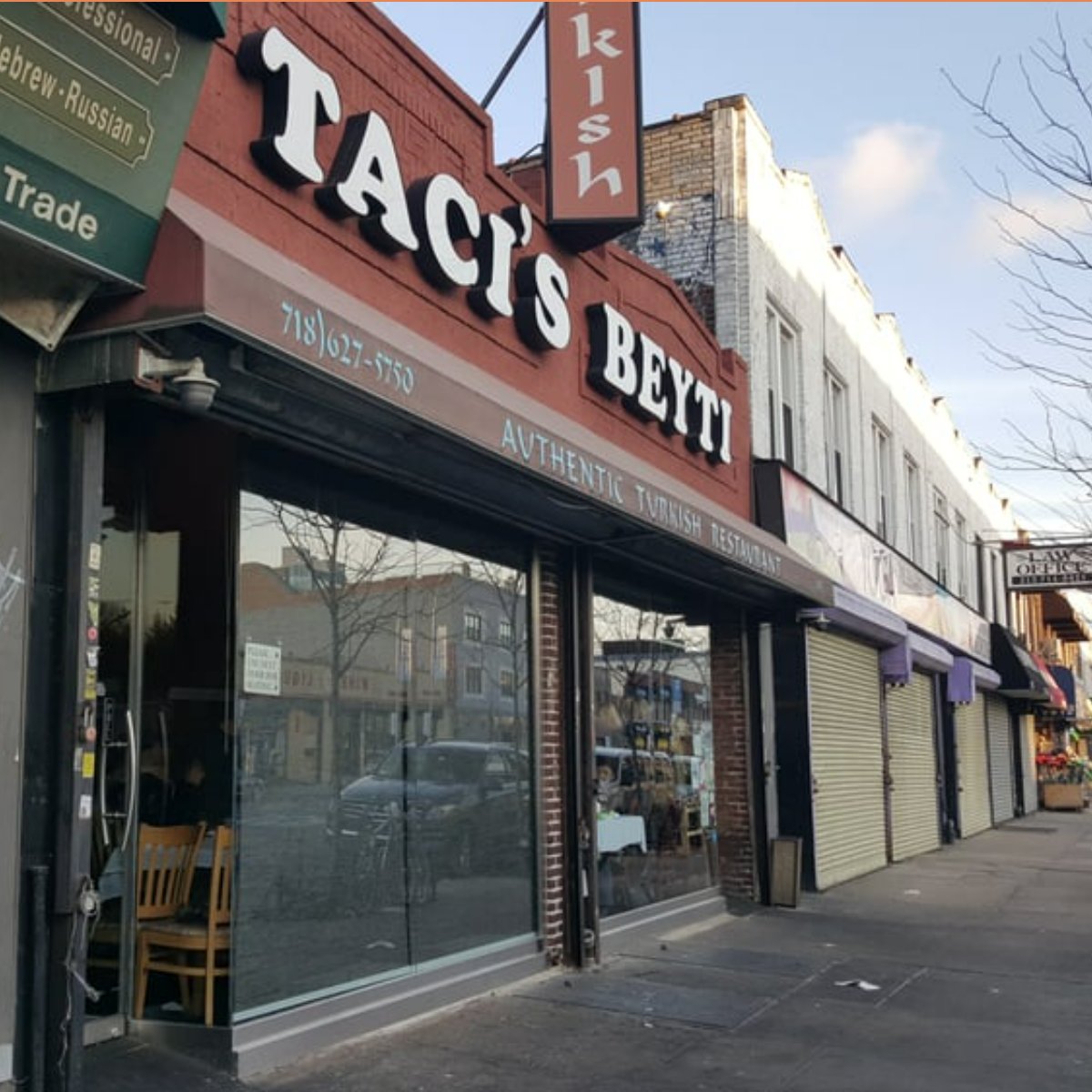 Your neighborhood Turkish spot is ready to serve! Come by and dine in, or call us at (718) 627-5750 and place an order over the phone.
