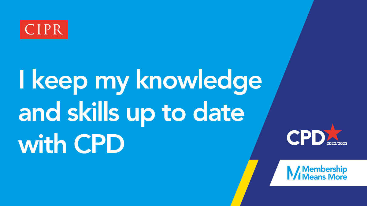 I've just bagged my 60 <a href="/CIPR_Global/">Chartered Institute of Public Relations</a> CPD points for this year. That's my 12th annual CPD cycle completed! #publicrelations #internalcommunications #InvestinCPD