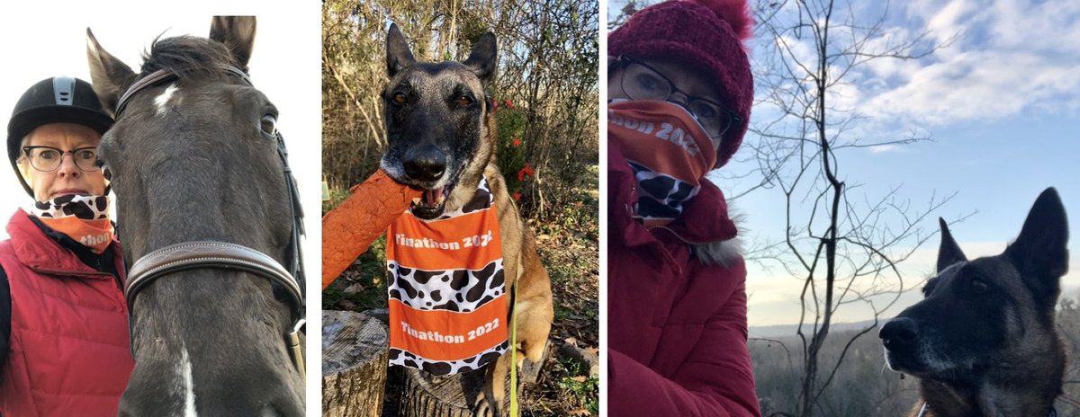 Happy to have supported this year’s #tinathon from the 🇺🇸 with my exercise buddies 🐎 🐕 <a href="/RocketLaunchUK/">Miranda Rocksmith FCIPR | ChartPR</a>