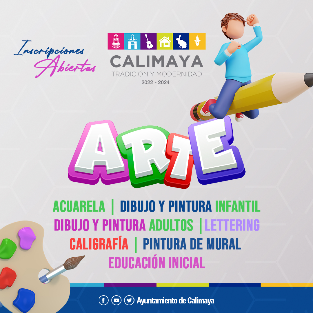 🔵 La Casa de Cultura Bicentenario tiene para ti los siguientes #talleres.
Inscríbete en la oficina de la Casa de Cultura de lunes a viernes en un horario de 09:00 a 18:00 hrs.
#TradiciónYModernidad