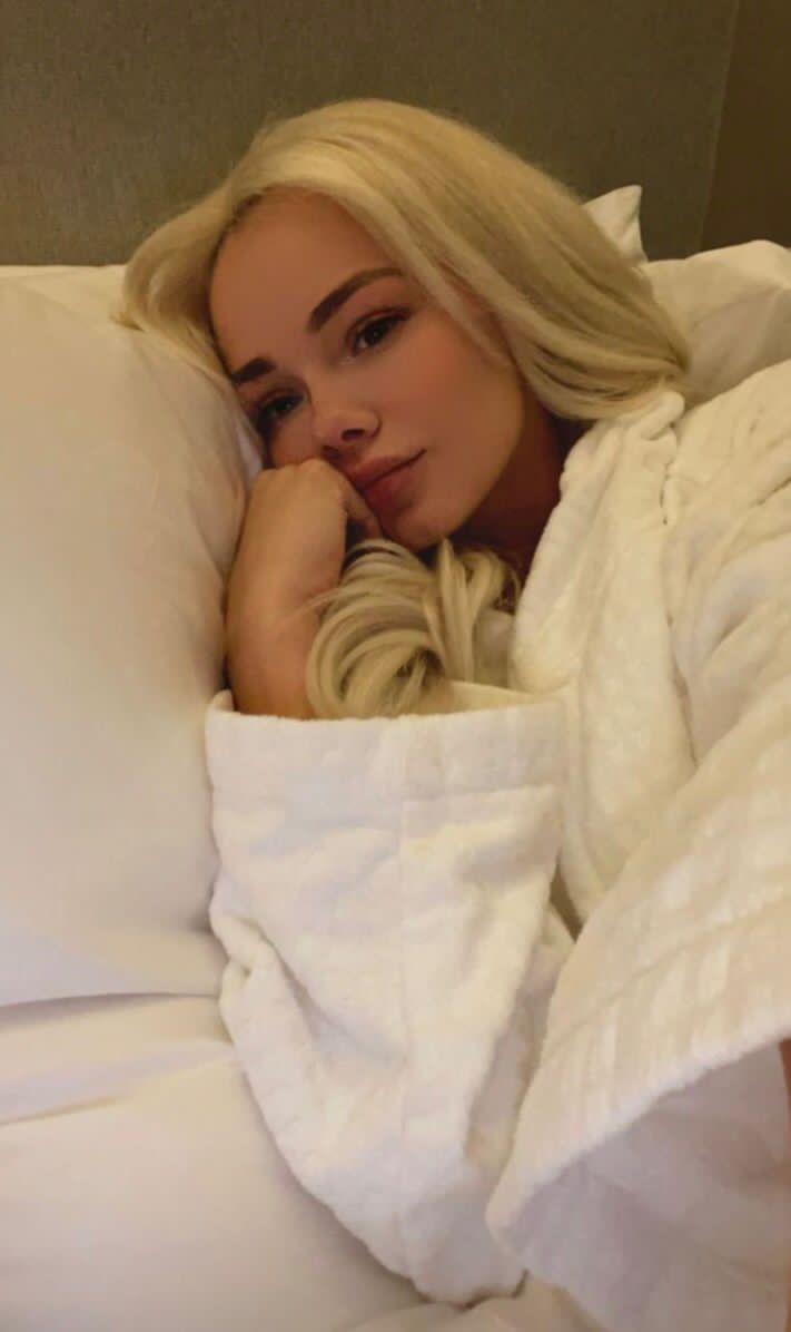 On bed.if you are  good man text me
