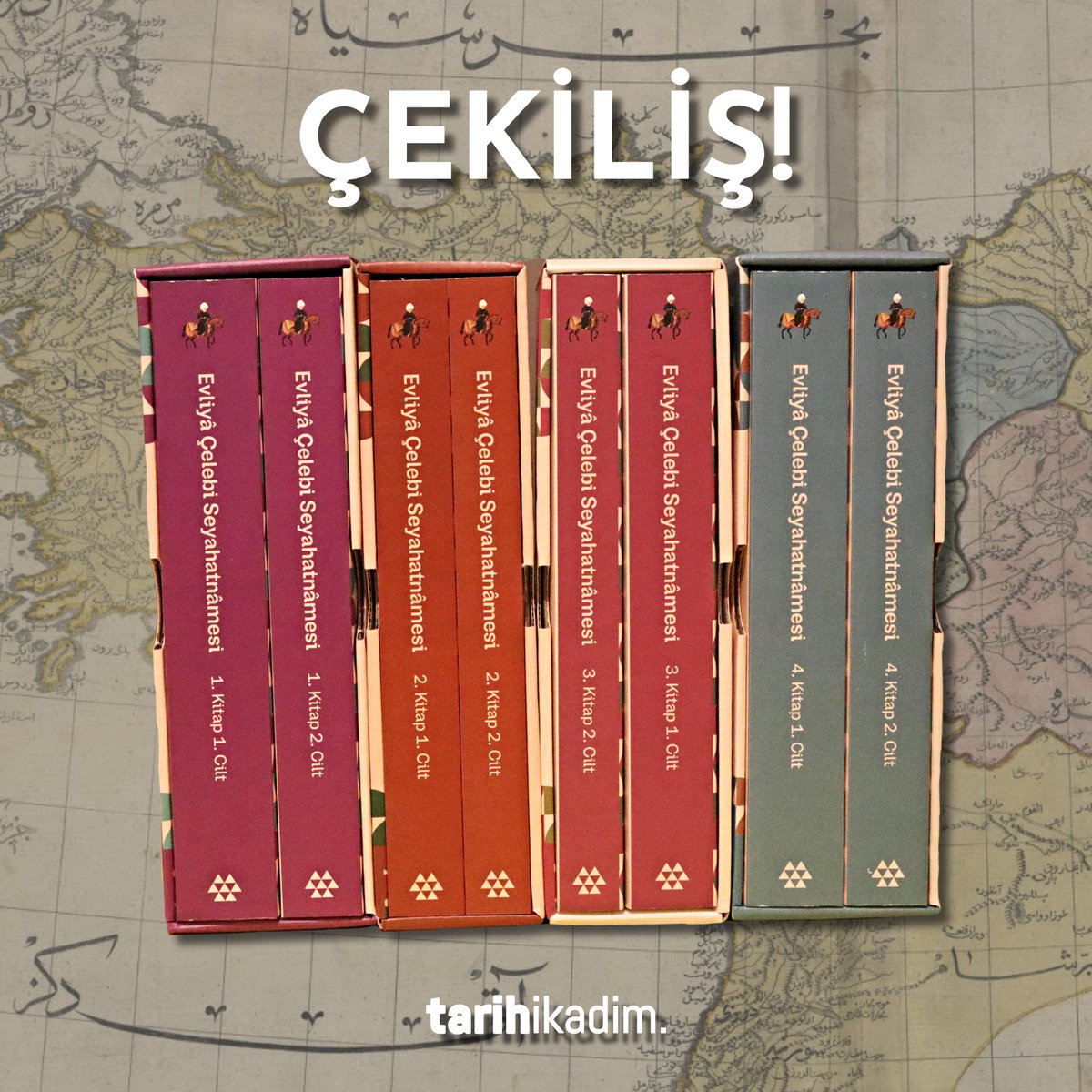 ÇEKİLİŞ | 15 Ocak'a kadar bu tweeti RT edip hesabımızı ve <a href="/yeditepekitap/">Yeditepe Yayınevi</a> YouTube kanalını takip eden 4 KİŞİYE, Evliya Çelebi Seyahatnamesi'nin seçeceği bir kutusu (2 kitap) hediye! youtube.com/@yeditepeyayin…

Kanala abone olduğunuza dair görseli yorumlarda paylaşmanız gerekmektedir.