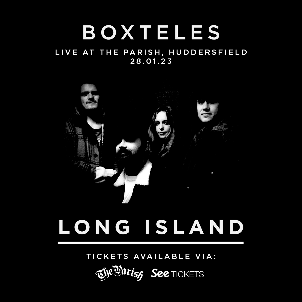 we'll be back for our second hometown show this month, supporting the boys in @boxteles at @ParishHudd 

grab yourself some tickets: parishpub.co.uk/gigs/326/