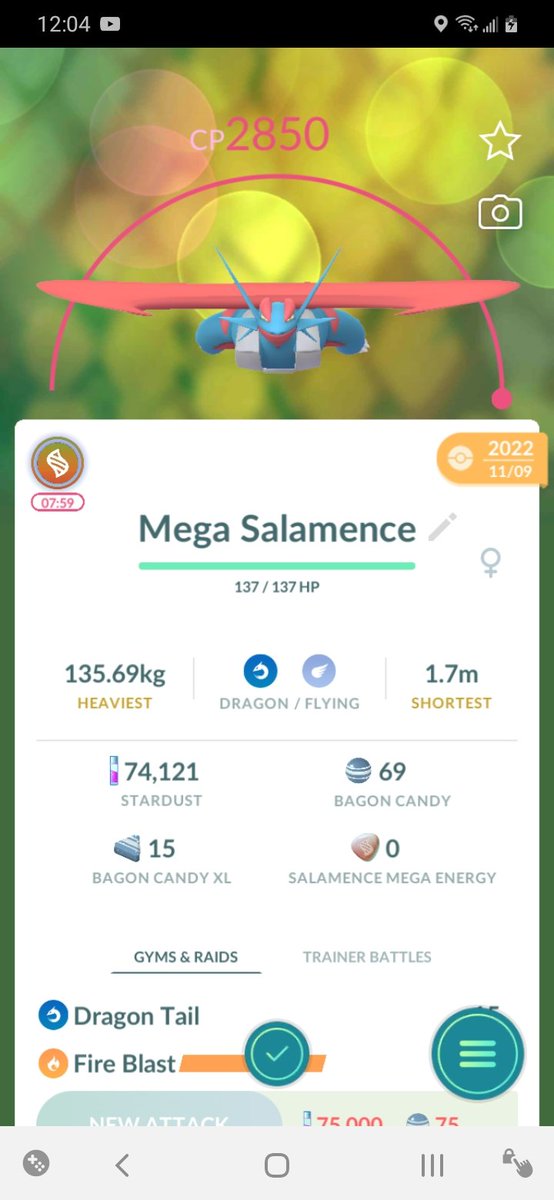SentaiRanger1's tweet image. Mega Salamence is another addition to my Mega Evolved Pokemon! #Pokemon #PokemonGo #PokemonGoMegaRaid #PokemonGoRaid #MegaSalamence