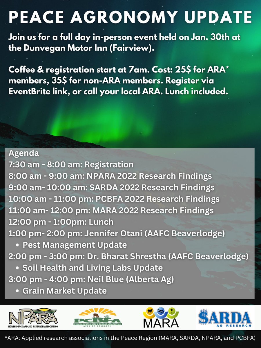 North Peace Applied Research Association tweet media