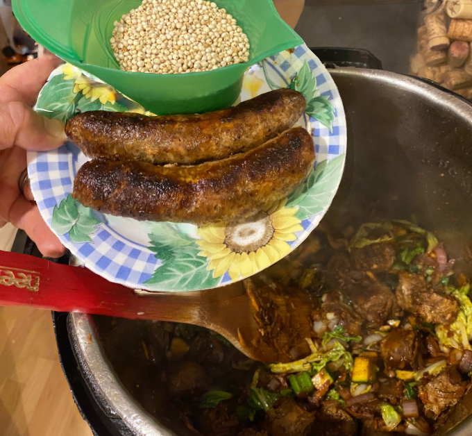 #ICYMI: 
We made a delicious Tuscan #Sorghum and Sausage Soup with Taryn on <a href="/purenebraska/">Pure Nebraska</a> this morning using Argentinian Chorizo from the <a href="/FarewayStores/">Fareway Stores, Inc.</a> in Lincoln. Super easy #recipe for a #healthy, #wholegrain, #nutritious, and #glutenfree meal. 

fb.watch/hZoNrV3Eaz/