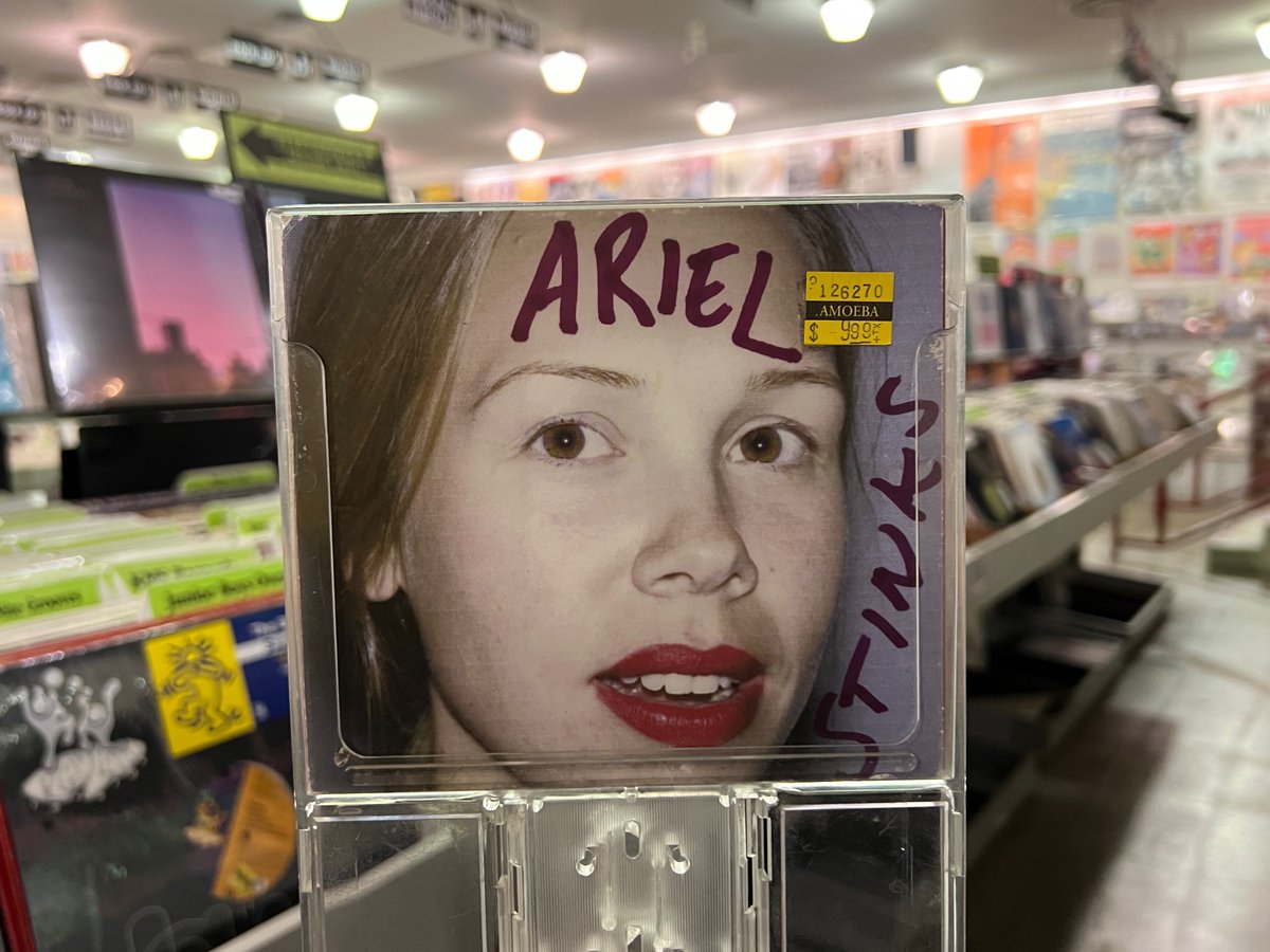 jillsparkle's tweet image. Just discovered that @arielxpink used my unauthorized photo on an album cover. In response, I made 50 alternative album covers featuring Ariel instead of me. Need an album cover? Need 50? jillmiller.net/#/ariel-stinks/
#arielpink