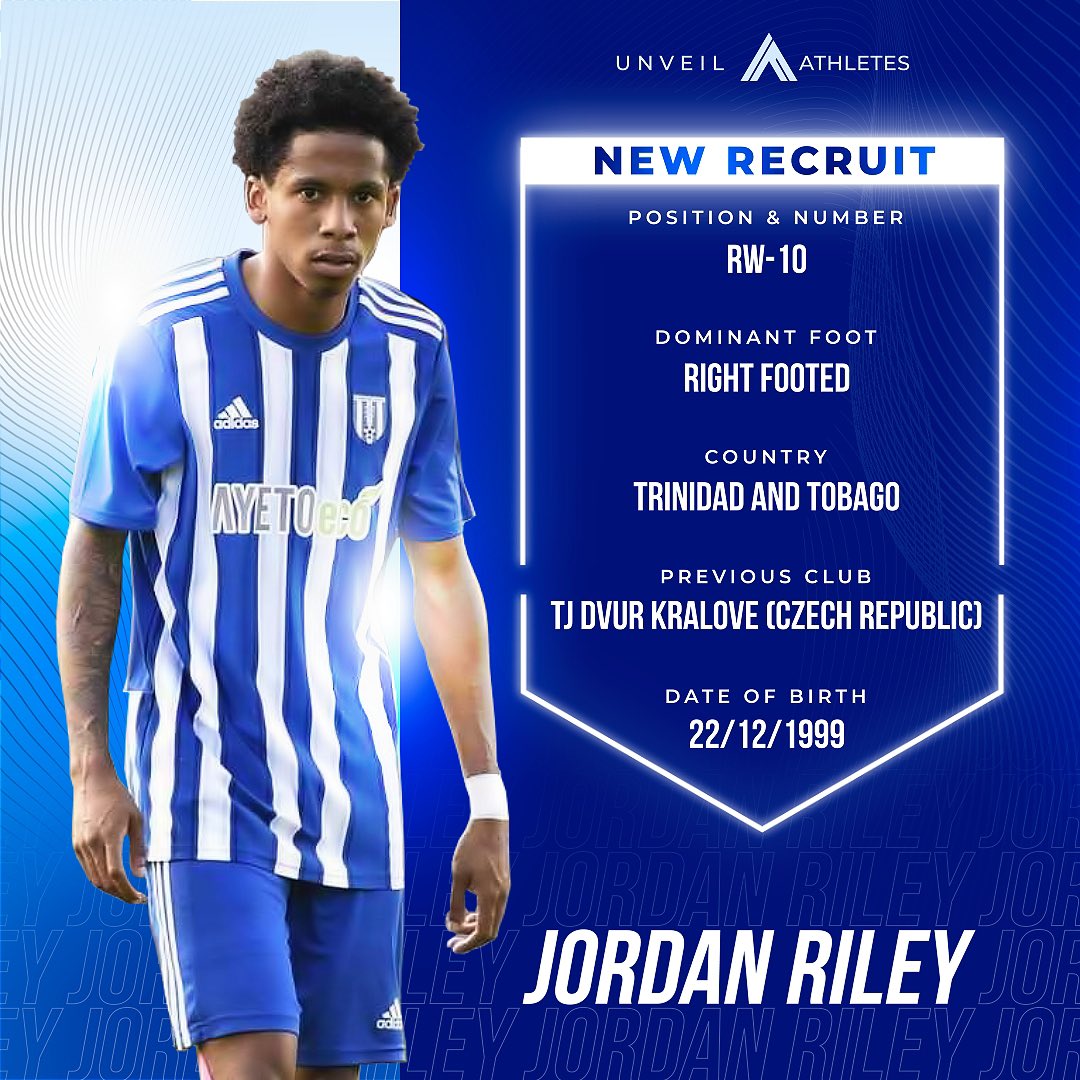 unveilathletes's tweet photo. Welcome Jordan Riley, National Beach Soccer player , former National U18 and U20 player for Trinidad and Tobago to the Unveil Athletes family. 🇹🇹⚽️⁣
⁣⁣⁣⁣⁣
#Boys #Girls #National #Unveil #Player #College #International #Caribbean #Regional #Sports #BeOneNow #TheBestAthletes https://t.co/V0a22ZON9n