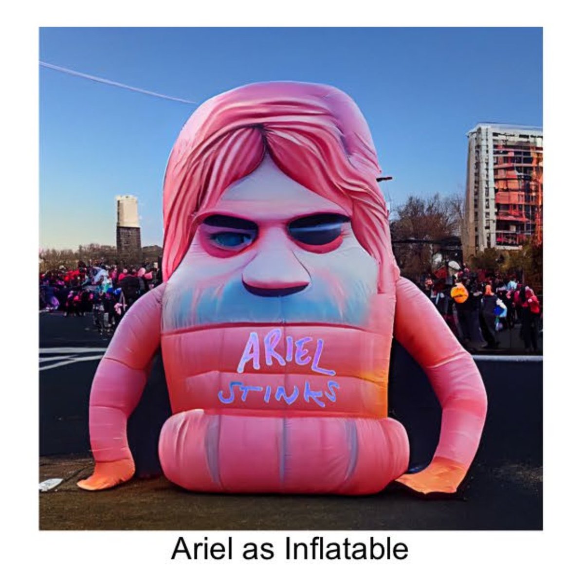 jillsparkle's tweet image. Just discovered that @arielxpink used my unauthorized photo on an album cover. In response, I made 50 alternative album covers featuring Ariel instead of me. Need an album cover? Need 50? jillmiller.net/#/ariel-stinks/
#arielpink