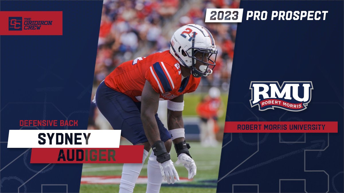 Gridiron_Crew's tweet photo. ⚠️ Attention Pro Scouts, Coaches, and GMs ⚠️

You need to look at 2023 Pro Prospect, Sydney Audiger @sydthaakid1, a DB from @RMU_Football

#2023ProProspect #DraftTwitter #NFLDraft #CFL #XFL #USFL #ProFootball 🏈

👀 See our Interview: https://t.co/2hZFygJqNg https://t.co/lKQJZSA55O
