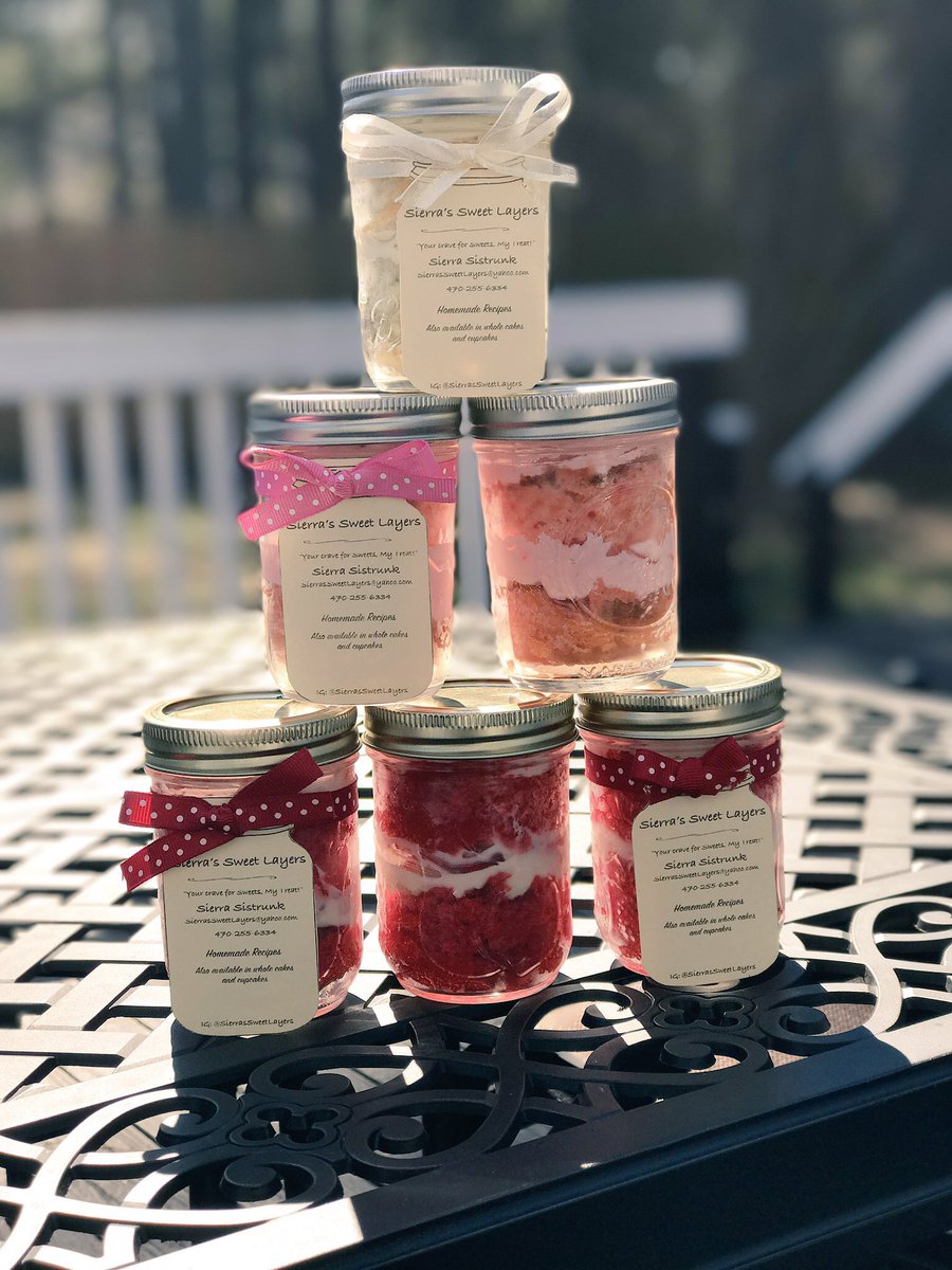 SierrasSweetLay's tweet photo. Cookies &amp; Cake jars returning this weekend 
#SierrasSweetLayers https://t.co/N2NSrgX5d4