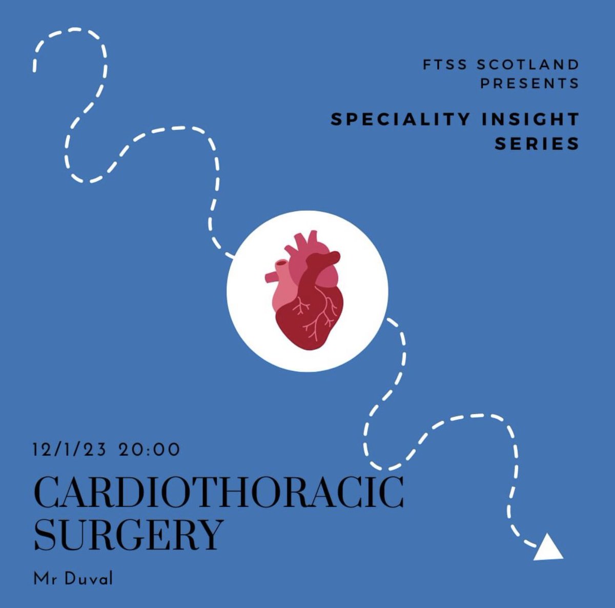 ✨Thinking of applying for 🫀🫁 Surgery? Mr Jean-Luc Duval graduated from King’s College London &amp; undertook F1+F2 in Cambridge. He ranked 2nd at national selection &amp; is currently the ST1 Trainee in the Oxford Deanery. 🤩 A talk not to be missed!✨

Link: m.facebook.com/events/s/speci…