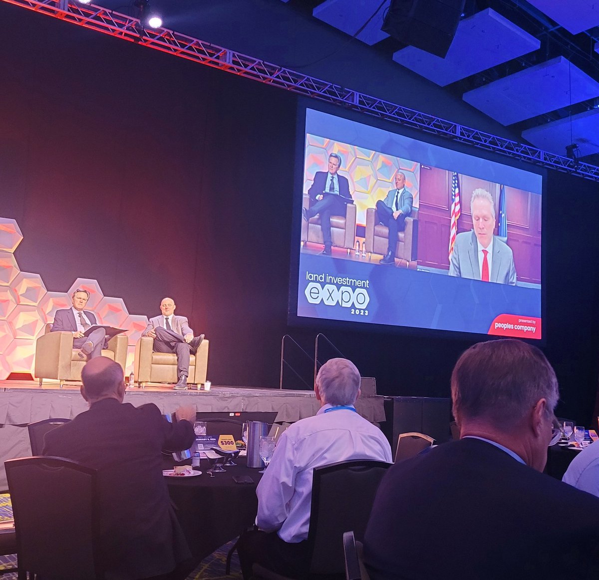 Great conversation with Alaska Governor Mike Dunleavy, Dr. Dave Muth, and Eric O'Keefe. Alaska offers opportunities with plentiful water, inexpensive land, and a government committed to growing agriculture. #LandExpo23