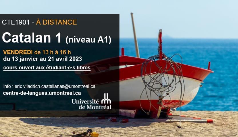 ericviladrich's tweet photo. Nous sommes fier·e·s d'annoncer une nouvelle édition, à distance, du cours catalan débutant CTL1901, qui sera offert les vendredis de 13 h à 16h, entre janvier et avril 2023. Vous pouvez encore vous y inscrire! https://t.co/14WPhCbVj4 https://t.co/wYPppmtlTv