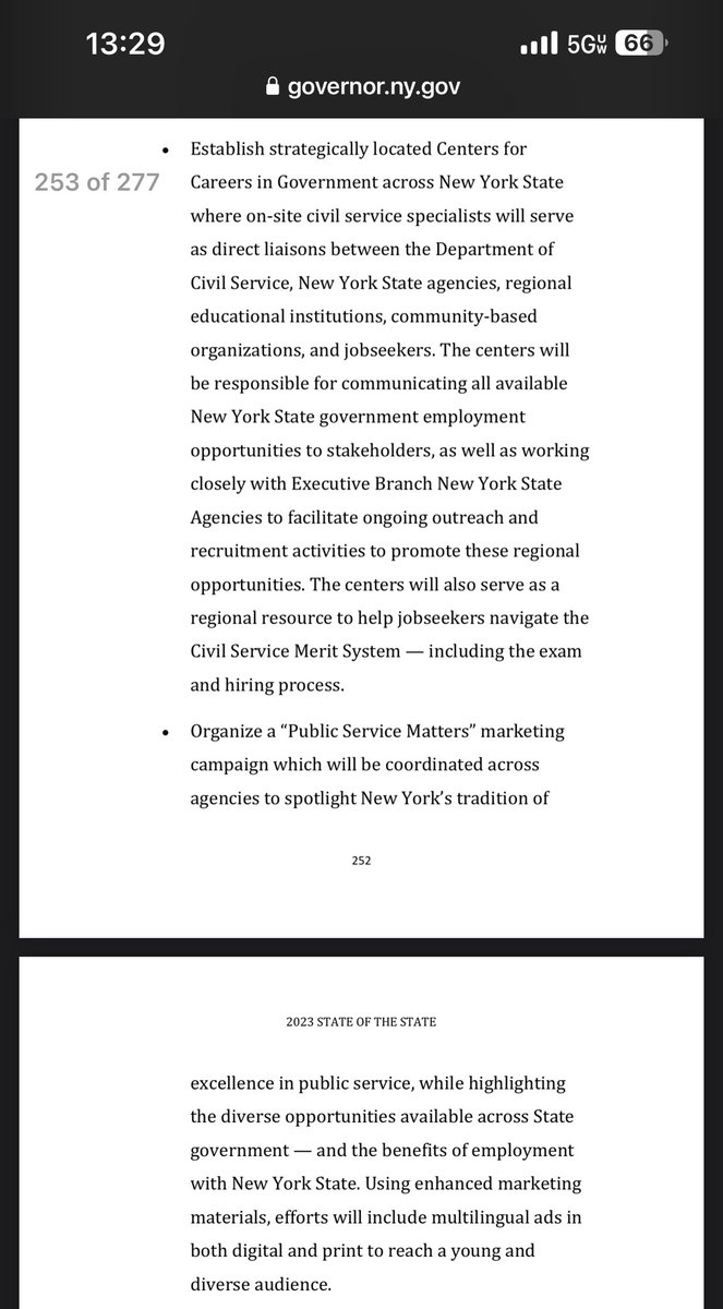 Kudos to @GovKathyHochul for acknowledging the state civil service system must change and sharing some proposals. @NYSchoolSupts has been advocating for this along side @NYSCounties @nyschoolboards @ASBONewYork and other municipal groups for common sense reforms