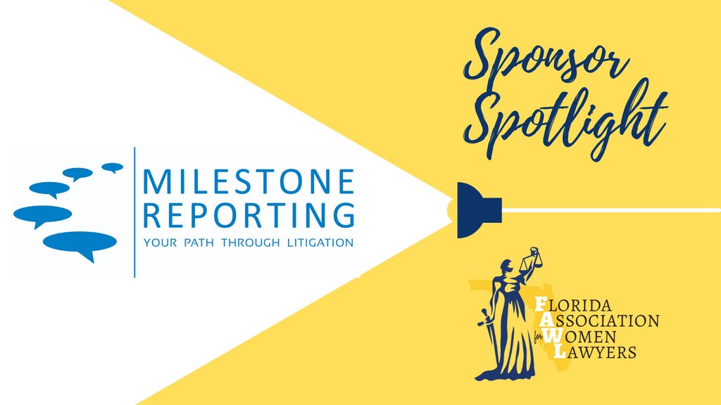FAWL_FAWL's tweet photo. ⭐️ Sponsor Spotlight! ⭐️

Milestone Reporting

@CourtReporterFL
_____________________________

FAWL thanks Milestone Reporting for their generous support! 💛💙 https://t.co/lJgezB0rwC