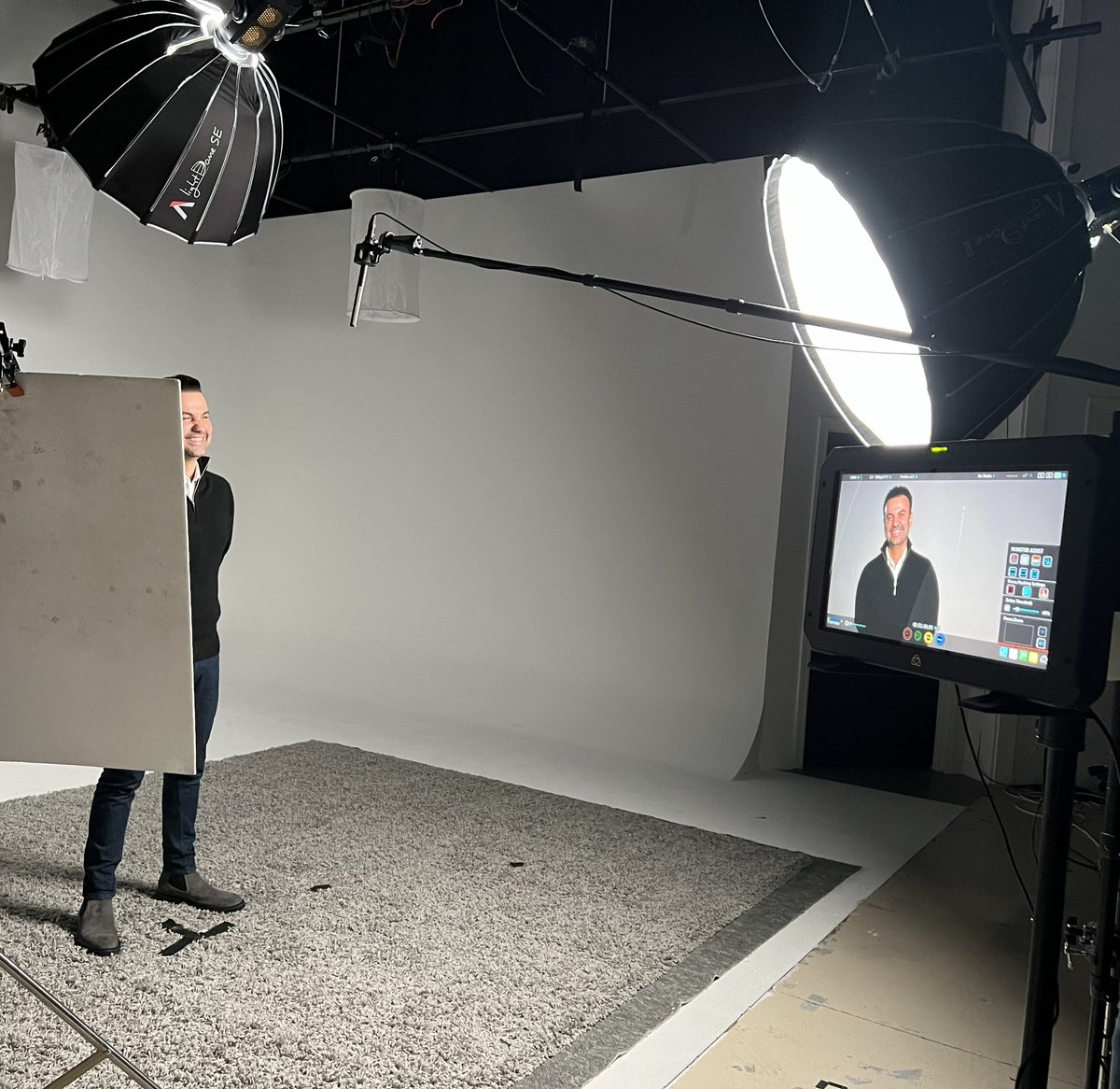 LifeatAlliance's tweet photo. A few BTS shots of something fun coming soon! 📸 #LifeatAlliance https://t.co/7Jtt2O1CNW