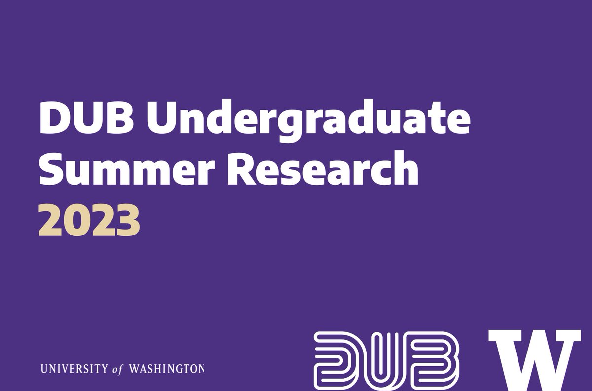 HCI & Design at UW (@uwdub) on Twitter photo Please RT! Weāre excited to invite applications for DUB summer REUs for US-based undergrads.
Interns will be matched with a <a href="/uwdub/">HCI & Design at UW</a> faculty mentor, who will hire & lead the intern on an HCI research project. ~9 weeks, paid, on UW campus.
Deadline is 1/27: dub.washington.edu/posts/2023/dub⦠Please RT! Weāre excited to invite applications for DUB summer REUs for US-based undergrads.
Interns will be matched with a <a href="/uwdub/">HCI & Design at UW</a> faculty mentor, who will hire & lead the intern on an HCI research project. ~9 weeks, paid, on UW campus.
Deadline is 1/27: dub.washington.edu/posts/2023/dubā¦
