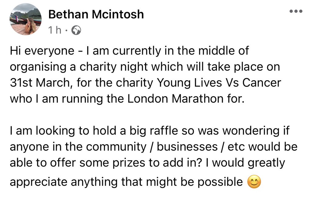_bethaaan's tweet photo. To the people of corbs help a girl out for charity https://t.co/Ylu4eH3hpY