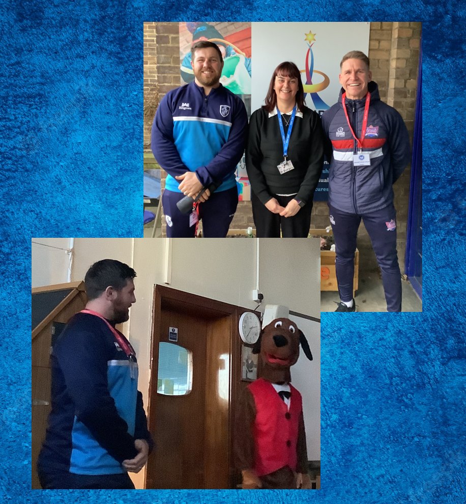 IPMATGirnhill's tweet photo. Wow! What a fantastic afternoon on Friday. Wayne Godwin &amp; Luke Cooper from Elite Kids Coaching joined us to celebrate pupils attendance. School attendance mascot SAM the dog even made an appearance! #schoolattendancematters #girnhillinfantschool #samthedog #elitekidscoaching https://t.co/05gy0thELE