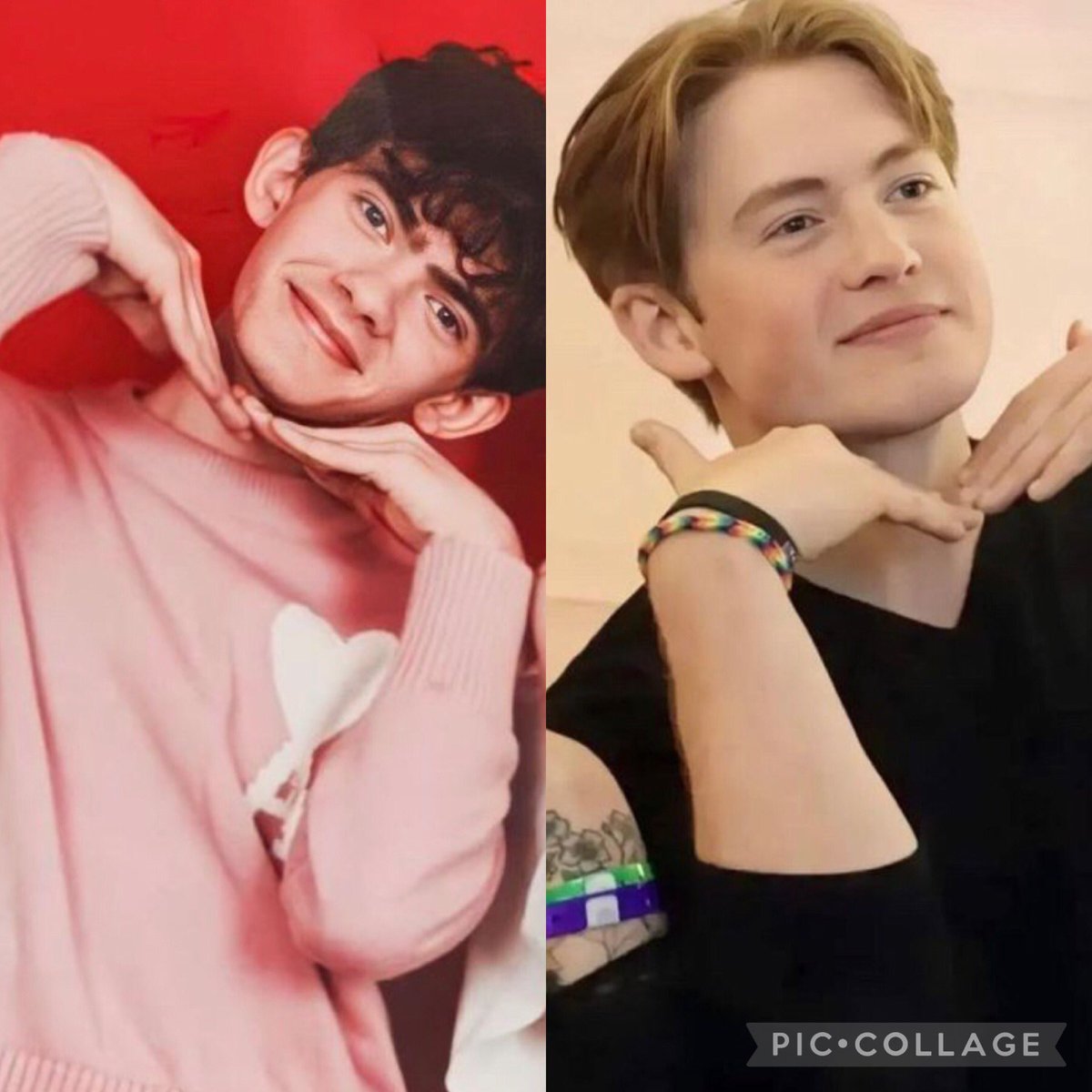 Joe and Kit doing the same pose at Dream it convention 

Credit for the picture kitconnorfans7 instagram